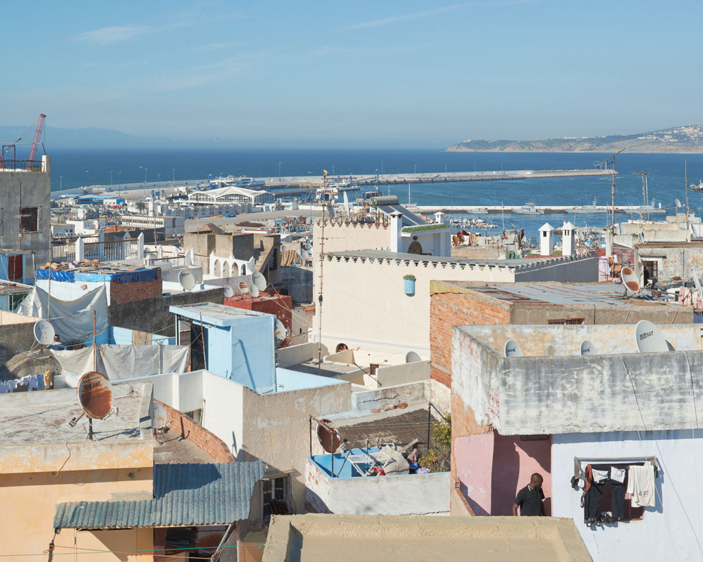 The making Of Worlds - version I #11, Medina & ferry port, Tangier